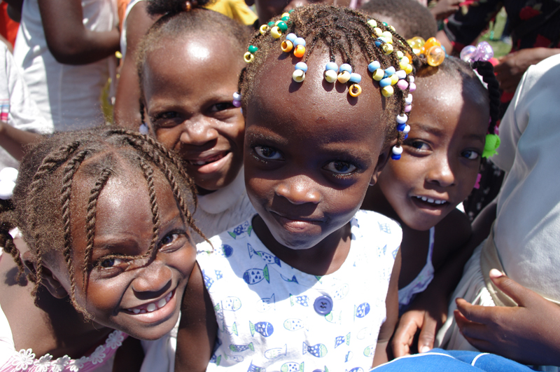 Girls in Haiti
