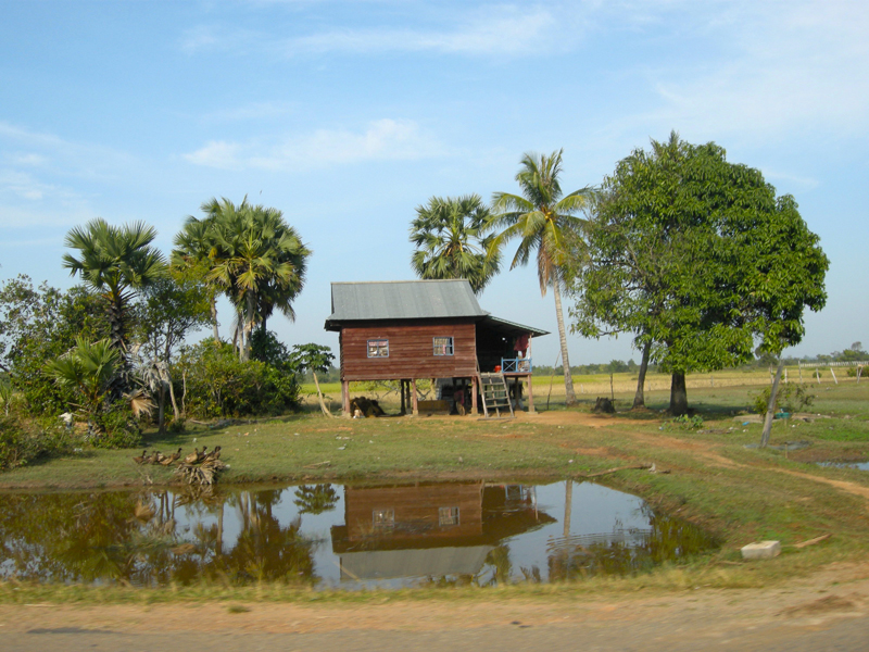 Cambodian Country Scene