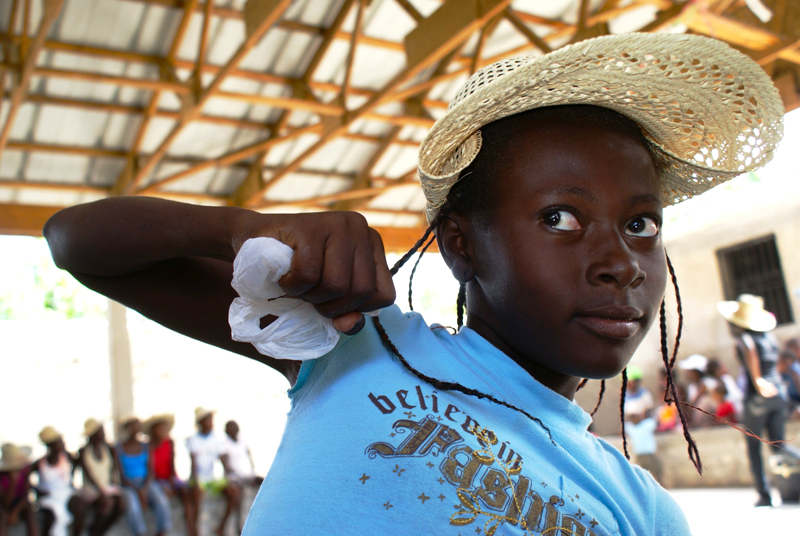 Joanna in Delmas slum, Les Cayes