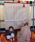 Weaving in woman's prison